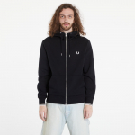 FRED PERRY Hooded Zip Through Sweatshirt Black - Suurus L (J7536 198 Džemprid)