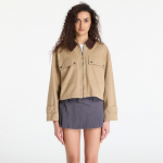 Urban Classics Ladies Workwear Cropped Cotton Jacket Union Beige - Suurus L (TB7726-03738 Joped)