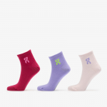 On Logo Sock Mid 3-Pack Orchid/ Comet - Suurus L (2UF10523891 Sokid)