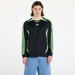 adidas Teamgeist Relaxed Men's T-Shirt Black/ Signal Green - Suurus L (JW5872 T-s&auml;rgid)
