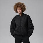 Jordan Flight Women's Quilted Renegade Jacket Black/ Black/ Black - Suurus L (IF1050-010 Joped)