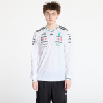 adidas x Mercedes Amg Petronas Formula One Team Driver Authentic Long Sleeve Jersey White/ White/ Black - Suurus L (JX5797 T-s&auml;rgid)