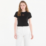 Calvin Klein Jeans Ss 2X2 Baby Rib Logo Baby Tee Black - Suurus L (LV047F240G-UB1 T-s&auml;rgid)