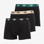 Bokserki adidas Trunk 3-Pack Black - Suurus L (4AR002-905 L&uuml;hikesed p&uuml;ksid)