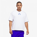 adidas Anthony Edwards Believe That T-Shirt White/ Lucid Blue - Suurus L (KC5670 T-s&auml;rgid)