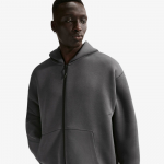 Nike Tech Men's Fleece Full-Zip Hoodie Anthracite/ Black - Suurus L (IF1319-060 Džemprid)