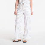 Urban Classics Ladies Structured Striped Relaxed Fit Pants Off White/ Black - Suurus L (TB7472-04577 P&uuml;ksid)
