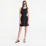Sukienka GAP Sl High Neck Mixed Media Mini Dress Black - Suurus L (877574-01 Kleidid)