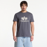 Alpha Industries Basic T-Shirt Grey Black - Suurus L (100501-136 T-s&auml;rgid)