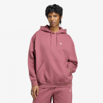 adidas Essentials Oversized Fleece Hoodie Quiet Crimson - Suurus L (KT2272 Džemprid)