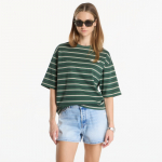 New Era Stripe OS Tee UNISEX Latte - Suurus L (60897496 T-s&auml;rgid)