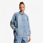 adidas SST Oversized Denim Tracktop Worn Blue Denim - Suurus L (KQ6473 Joped)