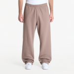 Nike Solo Swoosh Men's Fleece Open-Hem Pants Mink Brown/ Mink Brown/ White - Suurus L (HV1090-214 Džemprid)
