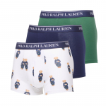 Bokserki Ralph Lauren Classic Trunk-3 Pack Multicolor - Suurus L (714830299228 L&uuml;hikesed p&uuml;ksid)