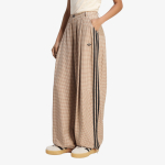 adidas Checks Trouser Loose Crystal Linen/ Aurora Coffee/ Orbit Green - Suurus L (LE8309 P&uuml;ksid)
