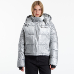 Karl Lagerfeld Jeans Cropped Shiny Puffer Washed Blue - Suurus L (B4W15059272 Joped)
