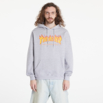 Thrasher Flame Logo Hoody Melange Grey - Suurus L (113102GY Džemprid)