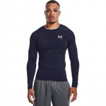 Under Armour HeatGear Long Sleeve T-Shirt - Suurus L (1361524-410 T-s&auml;rgid)