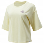 New Balance Wmns Athletics Intelligent Choice SS laisvalaikio T-Shirt - Suurus L (WT13561-SAY T-s&auml;rgid)