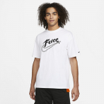 Nike Force Swoosh SS krep&scaron;inio T-Shirt - Suurus L (DN2974-100 T-s&auml;rgid)