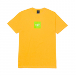 HUF Essentials Box Logo T-Shirt Lemon Yellow - Suurus M (TS01666-LMYLW T-s&auml;rgid)