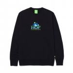 HUF Fun Pullover Black - Suurus M (PF00464-BLACK Džemprid)