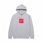 HUF Essentials Box Logo Hoodie Athletic Heather - Suurus M (PF00465-ATHHR Džemprid)