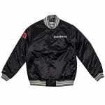 Mitchell & Ness NFL Heavyweight Satin Jacket Oakland Raiders - Suurus M (OJBF3413-ORAYYPPPBLCK Joped)