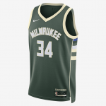 Nike Dri-FIT NBA Milwaukee Bucks Icon Edition Swingman Tank krep&scaron;inio T-Shirt - Suurus M (DN2012-323 T-s&auml;rgid)
