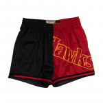 Mitchell & Ness NBA Wmns Big Face 4.0 Swingman Atlanta Hawks Shorts - Suurus M (PSHR1265-AHAYYPPPBLRED-EX L&uuml;hikesed p&uuml;ksid)