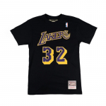 Mitchell & Ness NBA Los Angeles Lakers Name & Number Tee Magic Johnson - Suurus M (BMTRINTL1074-LALMJBLCK T-s&auml;rgid)