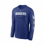 Nike MLB Men's Sleeve Repeater Cotton Tee Longsleeve Los Angeles Dodgers - Suurus M (NKAC-4EW-LD-L0A Džemprid)