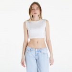 Calvin Klein Jeans Aop Cropped Tank Top Warp Logo White - Suurus M (J20J223163 0K9 T-s&auml;rgid)