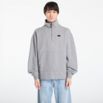 adidas 90S Alternative Sport Half Zip Graphic Fleece Sweatshirt Core Heather - Suurus M (KS6852 Džemprid)