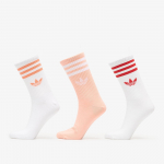 adidas 3-Stripes Crew Socks 3 Pairs White/ / White - Suurus M (KT1692 Sokid)