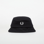 FRED PERRY Pique Bucket Hat Black/ Snowwhite - Suurus M (HW2296 843 Teised m&uuml;tsid)
