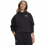 Under Armour Icon Fleece OS Hoodie Black/ White - Suurus M (1379495-001 Džemprid)