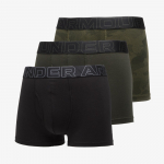 Bokserki Under Armour Performance Cotton Print 3in 3-Pack Black - Suurus M (1383892-392 L&uuml;hikesed p&uuml;ksid)