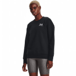 Under Armour Essential Fleece Crew Black - Suurus M (1373032-001 Džemprid)