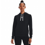 Under Armour Rival Terry Hoodie Black/ White - Suurus M (1369855-001 Džemprid)
