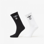 adidas Football Embroidered Crew Socks 2 Pairs White/ Black - Suurus M (KD8341 Sokid)
