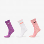 adidas Tie Dye Crew Socks 3 Pairs Blush Pink/ Purple Rush/ White - Suurus M (KD0973 Sokid)