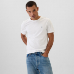 GAP Micro Logo Crew White Global - Suurus M (502022-01 T-s&auml;rgid)