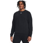 Under Armour Rival Fleece Crew Black - Suurus M (1379755-001 Džemprid)