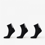 adidas Quarter 3 Back Stripes Socks 3-Pack Black/ White - Suurus M (JV7426 Sokid)