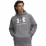 Under Armour Rival Fleece Logo Hd Castlerock Light Heather - Suurus M (1379758-025 Džemprid)