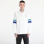 FRED PERRY Tipped Sleeve Collared Sweat Snow White - Suurus M (M2416 129 Džemprid)