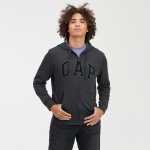 GAP Logo Fullzip Hoodie New Charcoal Grey - Suurus M (738099-00 Džemprid)