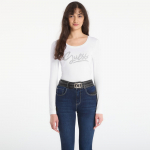 Guess Jeans Ls Cn Guess Script Tee Pure White - Suurus M (W6RI25J1314-G011 T-s&auml;rgid)