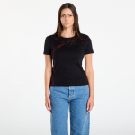 Desigual T-Shirt With Embroidered Lettering Black - Suurus M (25WWTK082000 T-s&auml;rgid)